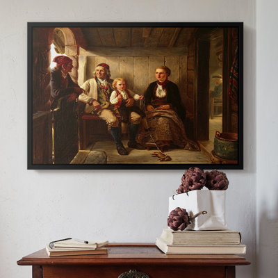 «Neighbours» (Naboer), 1855 - Adolph Tidomm, toile tendue avec châssis