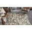 Tapis brun clair en cuir de vache fait à la main 9 pi 6 po x 13 pi Brelin-1019268056