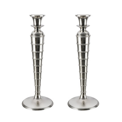 12.75'' H Aluminum Tabletop Candlestick