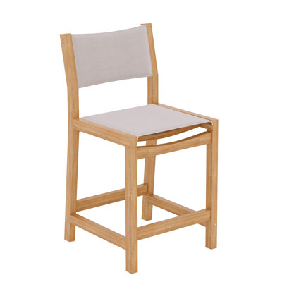 Pearl Teak Outdoor Counter Height Chair