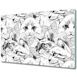 Tannis Elegant Cats Chopping Board