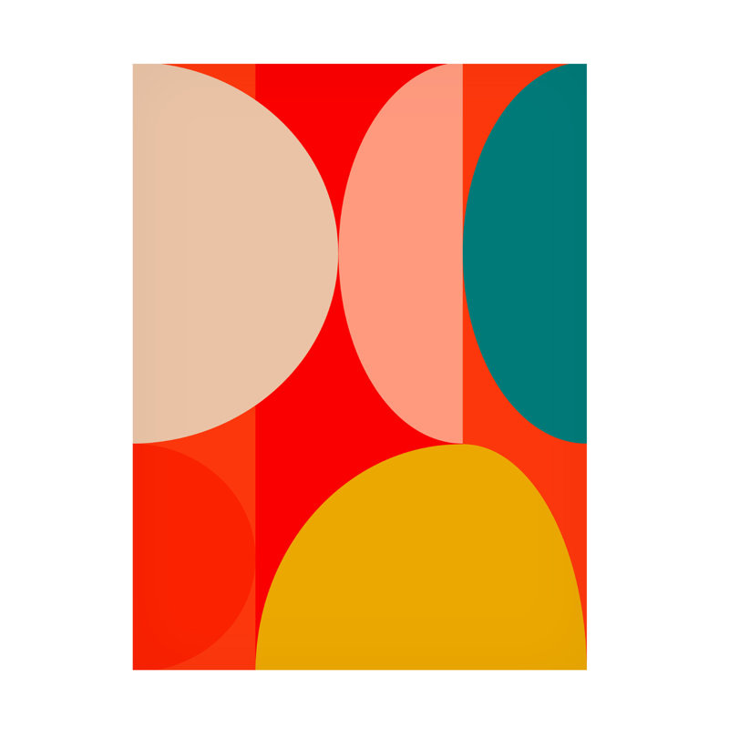 Bologolaire Mid-Century bol 13, H 19 po x l 14 po