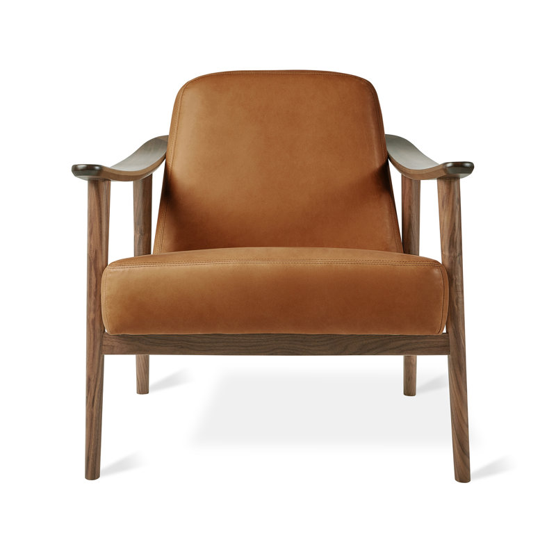 Baltic Chair, Tucson Sienna Leather, Natural Walnut