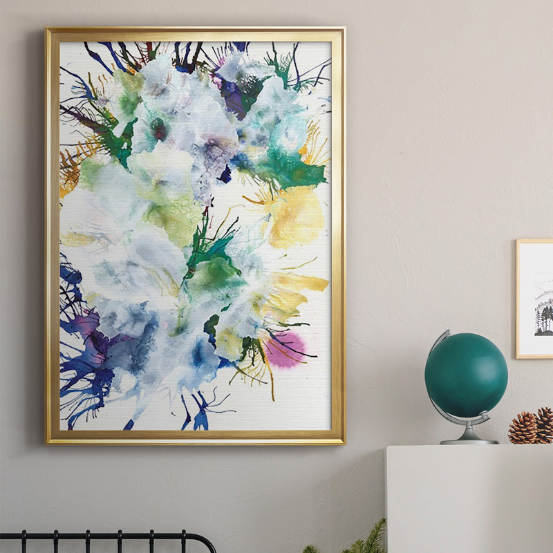 " Like An Iris II ", Gold, 42.5" H x 30.5" W x 1" D