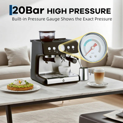 Espresso Machine, With Grinder