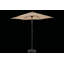 Parasol de table d'extérieur de 9 pi avec parasol de table inclinable et manivelle, parasol de marché 6 baleines robustes, terrasse, cour, piscine (base non incluse) - (kaki)-940238850