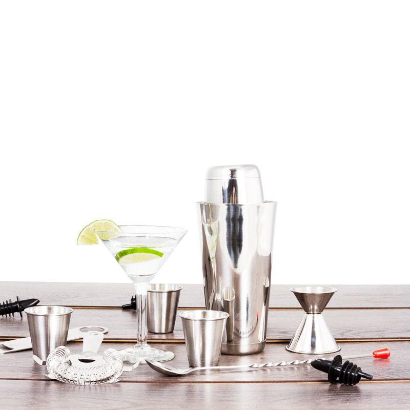 16-Piece Stainless Steel Bar Tool Set