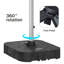 Parasol d'extérieur carré 11 pi double rouge 11 pi (sans base de parasol)-108650028