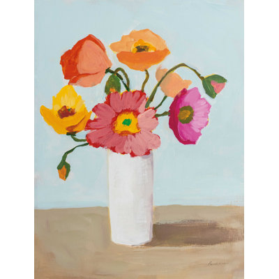 Sorbet Poppies III - impression sur toile tendue