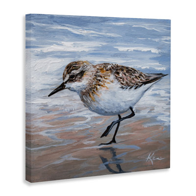 «Sand Piper Shore», toile par Lindsay Kivi Fine Art