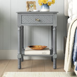 Peters End Table with Storage