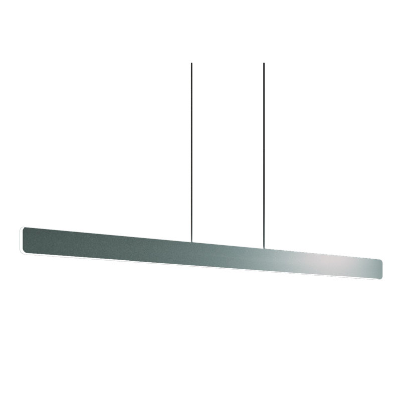 Luminaire suspendu rectangulaire à 1 lumière pour îlot de cuisine à DEL