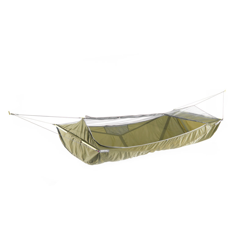 Evergreen Nylon Camping Hammock with Bug Net