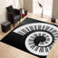 Tapis chic non tissé à motif géométrique doux avec un joli motif géométrique idéal pour rehausser la beauté de vos espaces de vie-114329022