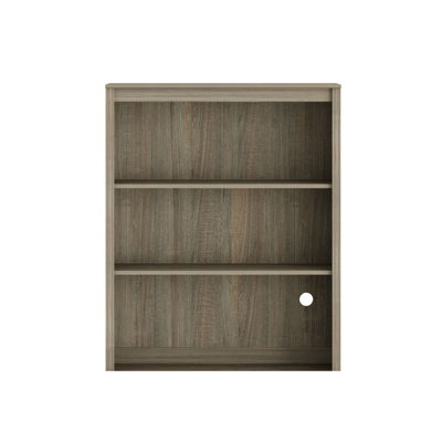 Bibliothèque Scarlett Grey Wash avec 2 tablettes ouvertes, l 33,9 po