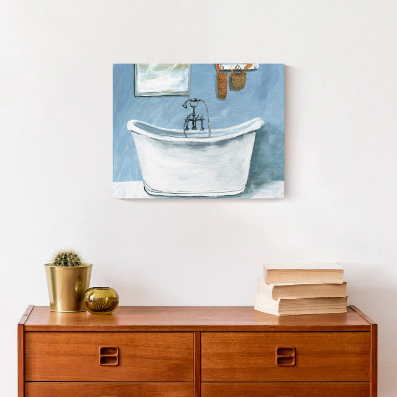 «Calm Bathaign» sur impression sur toile, H 11 po x l 14 po x P 1,25 po