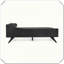 Chaise longue ergonomique pour des espaces de détente à la maison