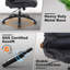 Executive Office Chair, Ergonomic Office Chair, High Back, Height Adjustable, Comfortable Swivel Chair With Headrest, Suitable For Computer Desk, Office Desk,Black
