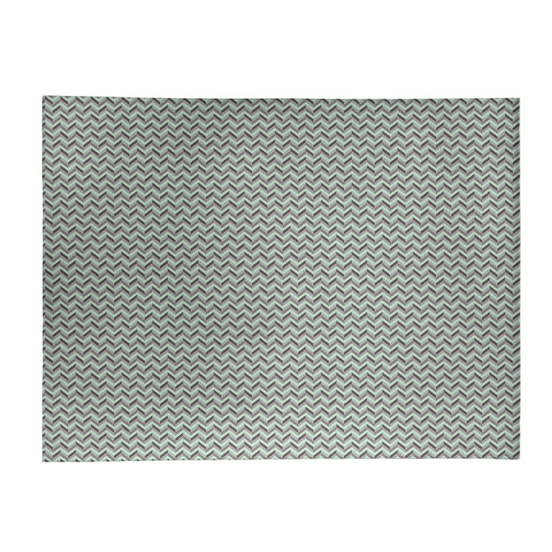 Tapis de zone brune chevrons, Rectangle 8 pi x 10 pi