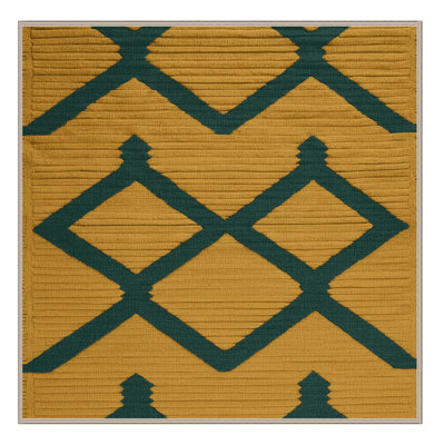 Machine Washable Trellis Brown Area Rug
