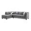 Canapé modulaire Malone (3 boîtes), gris-230902949