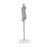 Aluminum Taper Candle Holder with Abstract Human Design and Marble Stand-2123620893