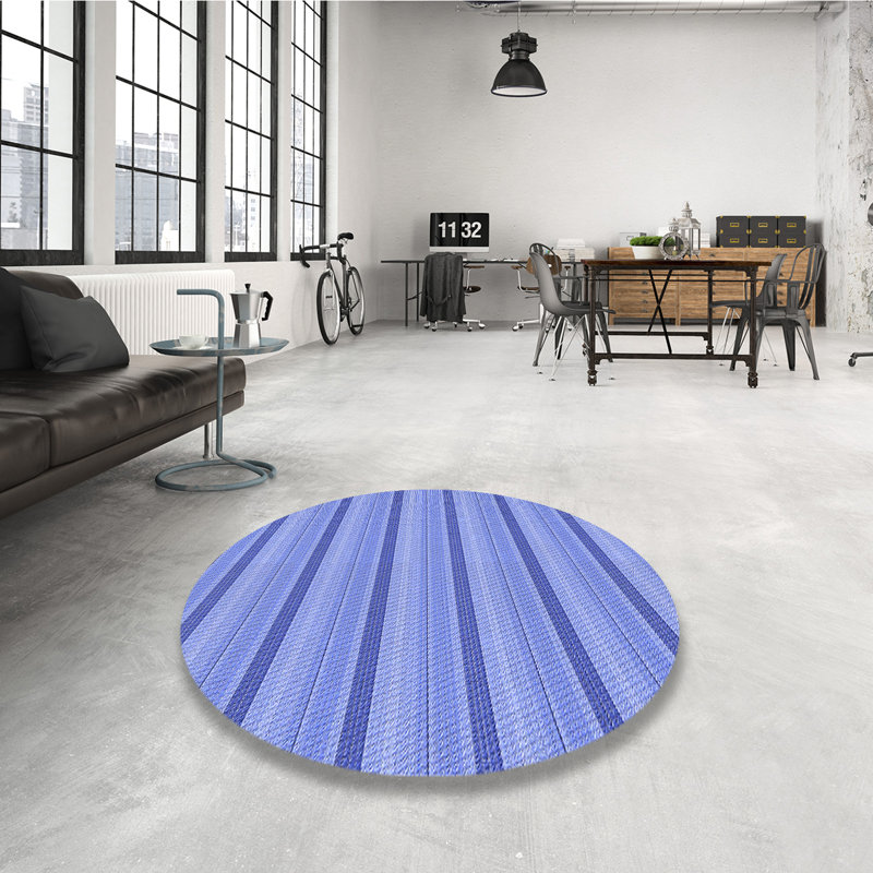 Abstract Indoor Rug, Round 3'