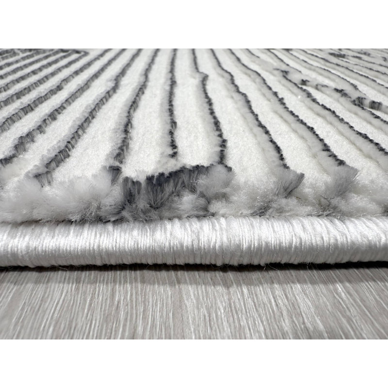 Tapis moderne abstrait 8 x 10 pour tapis de salon, Rectangle 7 pi 10 po x 10 pi 10 po