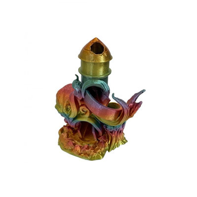 3D Printed Sea Monster Dice Tower Figurine