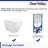 Two-Piece Toilet Dual Flush Elongated Wall Mount Toilet With Concealed In-Wall Hung Tank (Seat Included)-95896009