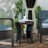18" Wicker Outdoor Coffee Table, 2-Tier Patio Side Table, Brown-398361821-398361822