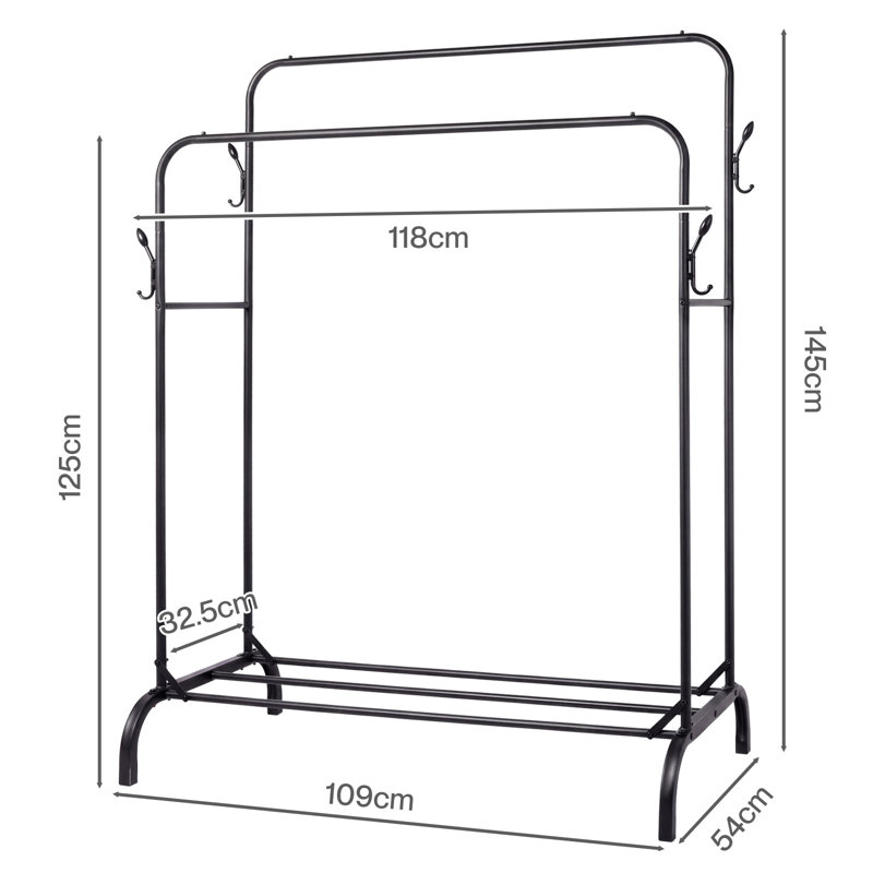 118 cm Clothes Rack