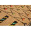 Tapis décoratif en laine brun clair 3 pi 8 po x 5 pi 7 po one-of-a-kind Boo noué à la main New Age
