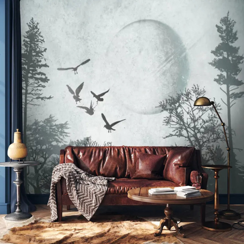 Moonflight In The Pines, 138" L x 105.96" W