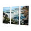 «Wild Beachscape Landscape IV - Coastal Coral Under Water», ensemble d'art sur toile-107753619-107753622