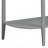 Florissant Transitional Half Moon Console Table with Bottom Shelf-331994671