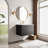 Wall Mounted & Floating Single Vanity with Ceramic Sink-117628639