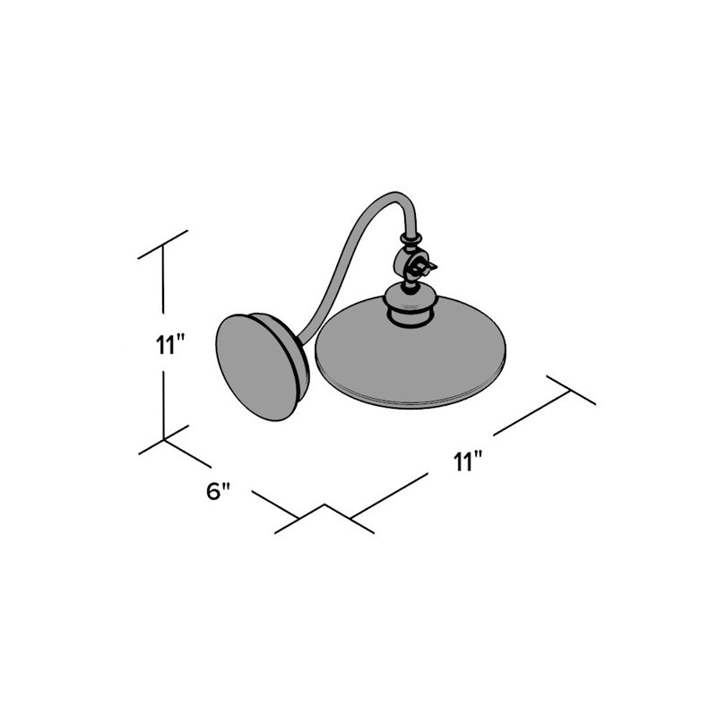 Coledale Steel Wall Light