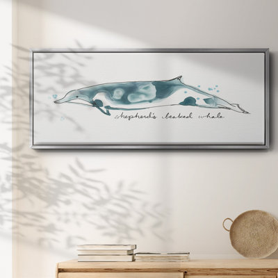 Baleine III - toile encadrée