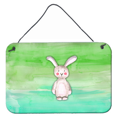 Décoration murale aquarelle de lapin lapin