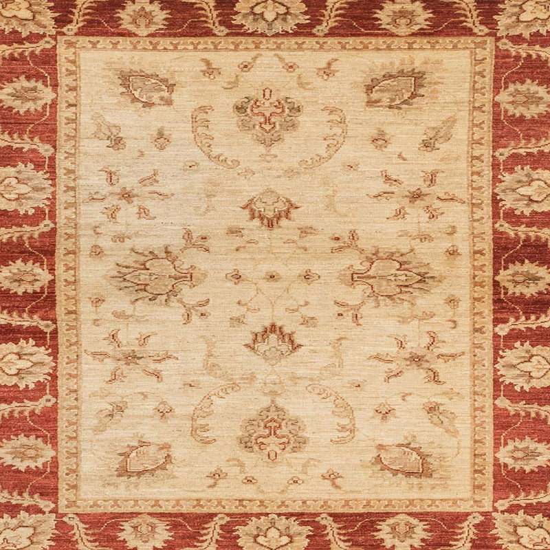 Tapis abstrait 3993, Carré 6 pi