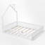 Full Size Wood Platform Bed With Guardrail-114222881
