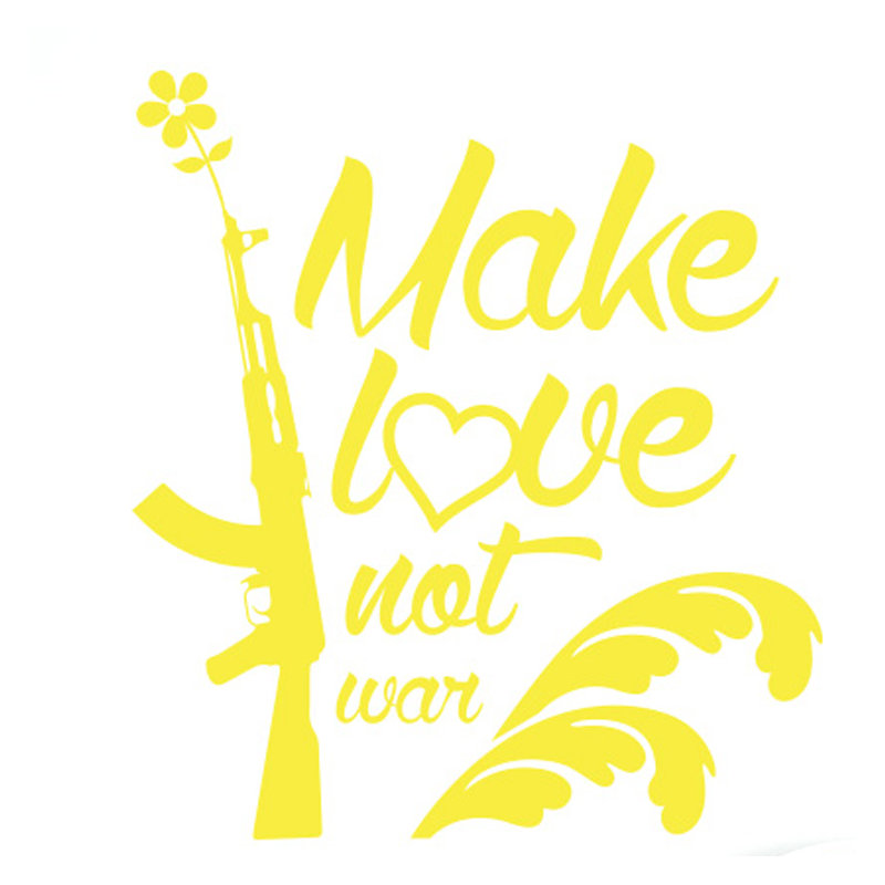Wall Decal, Bright Yellow, Large