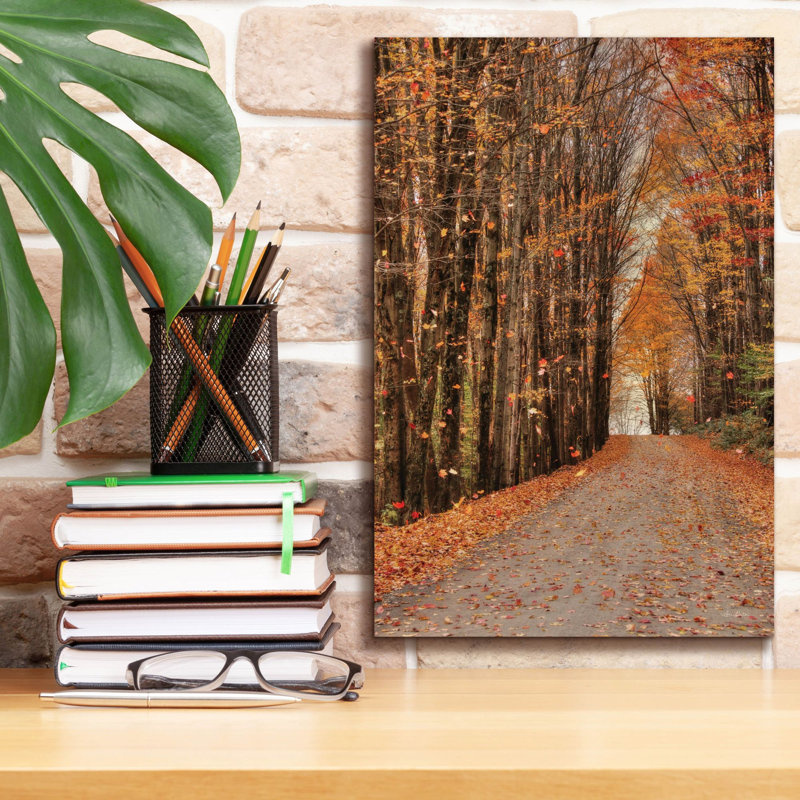 «Golden Boughs I» par Lori Deiter, art mural sur toile, H 18 po x l 12 po