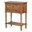 Console étroite, canapé mince avec trois tiroirs de rangement et tablette inférieure-1886184252