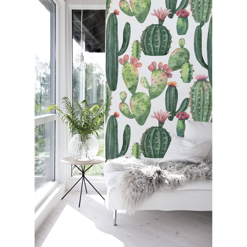 Fallinerlea Cacti Botanical Desert Mexican Thorny Ery Wallpaper, 208 x 146cm