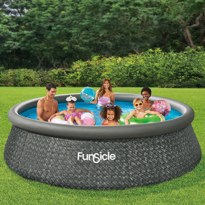 Piscine hors-sol Funsicle QuickSet, L 144 po x l 144 po x H 36 po