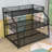 Twin XL over Full XL over Queen Triple Bunk Bed-1250561613