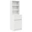 Bedside Cabinet 39X35x125 Cm Engineered Wood-1895210851