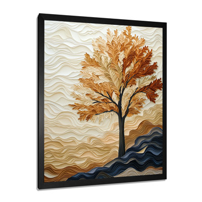 Autumn Charm Colorful Maple Tree II - Tree Maple Canvas Print